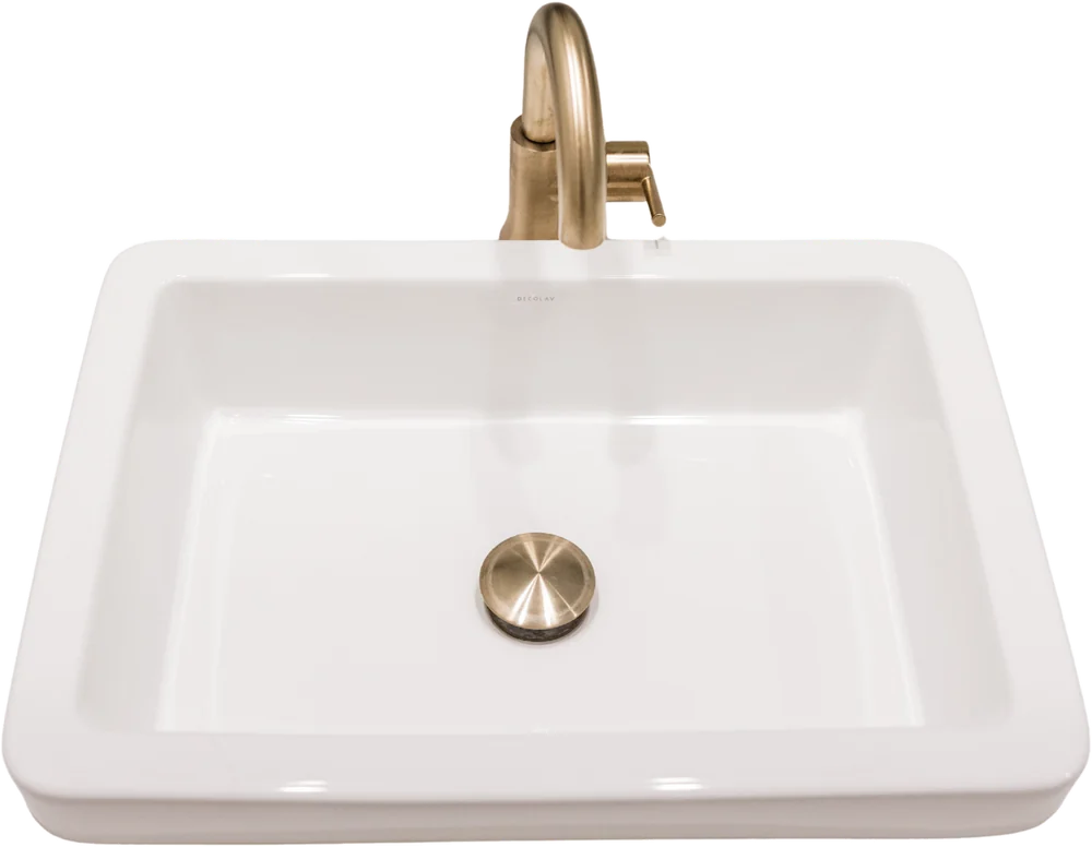 Lavabo con grifo